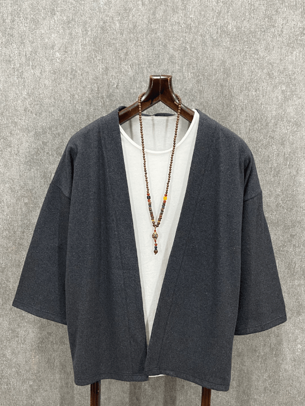 Oversize Bohem Antrasit Kimono