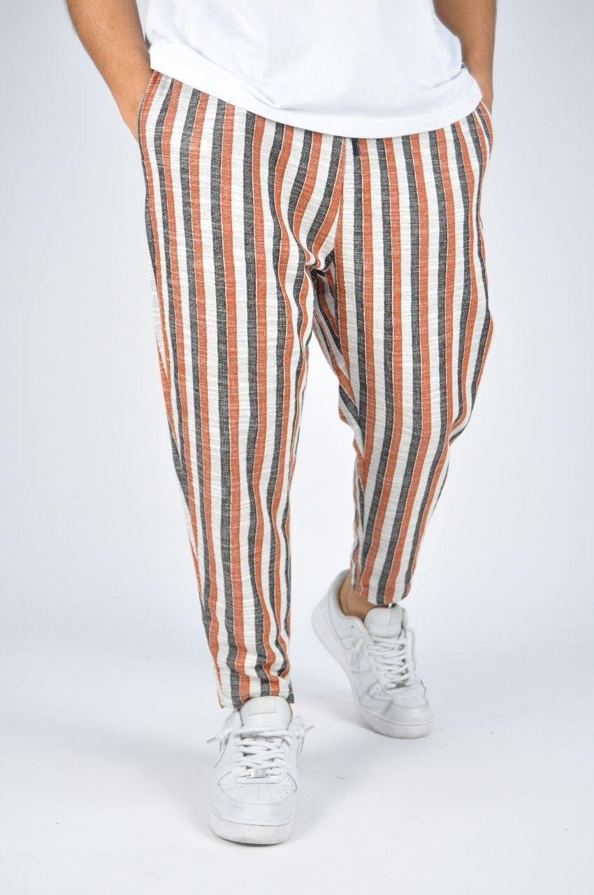 Belİ Lastikli Bohem Desenli Jogger
