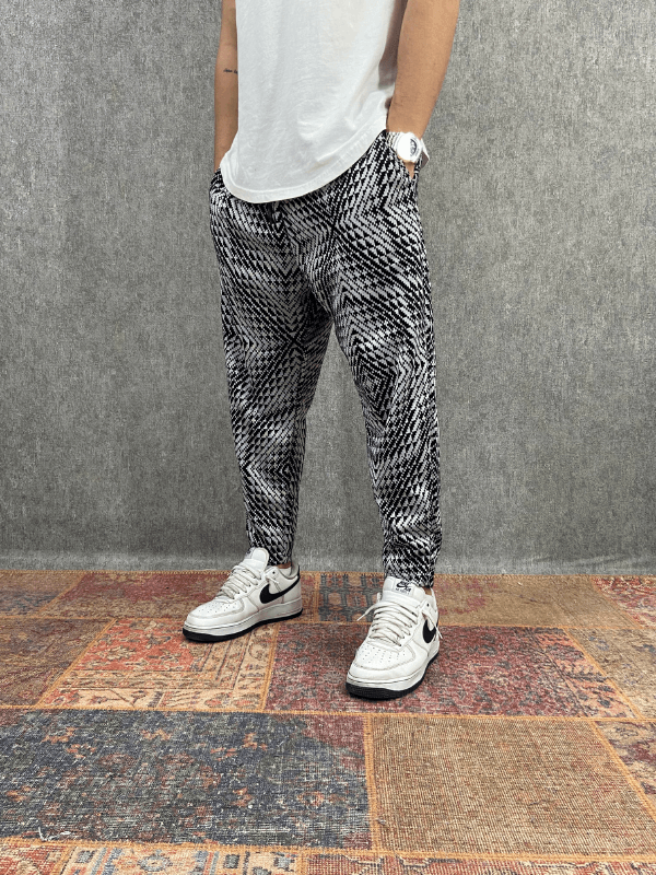 Beli Lastikli Pamuklu Bohem Baggy Pantolon