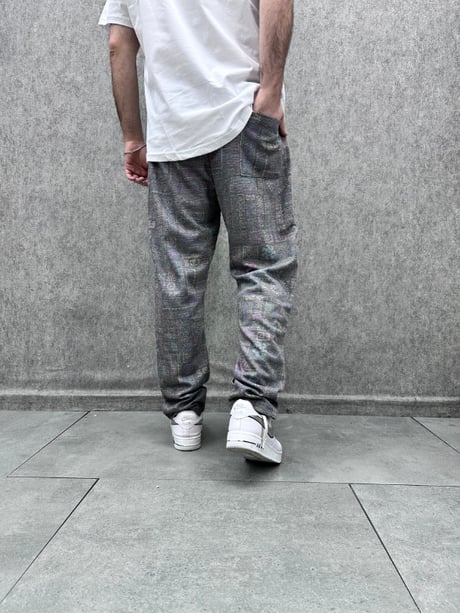 Beli Lastikli Desenli  Bohem Pantolon