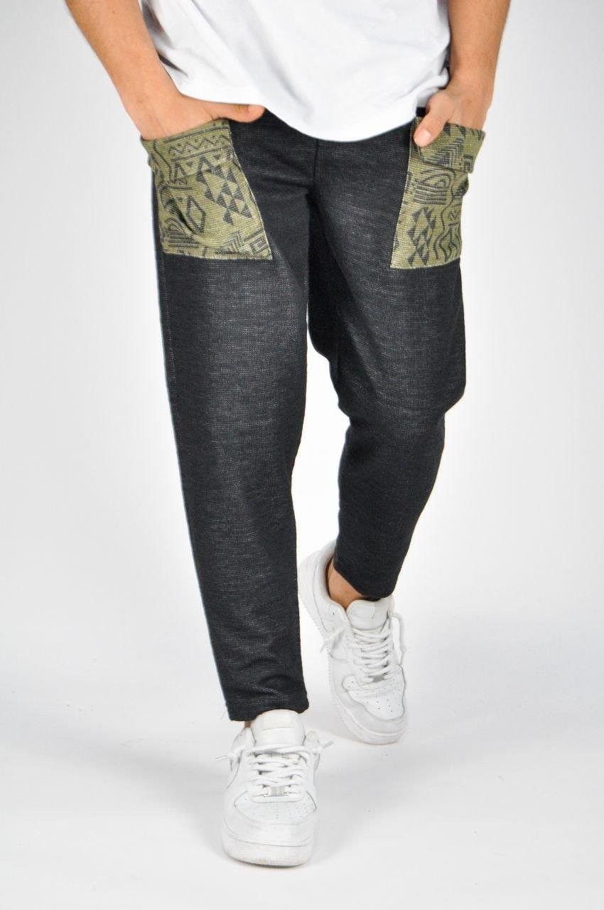 Beli Lastikli Bilek Paça Baggy Bohem Pantolon