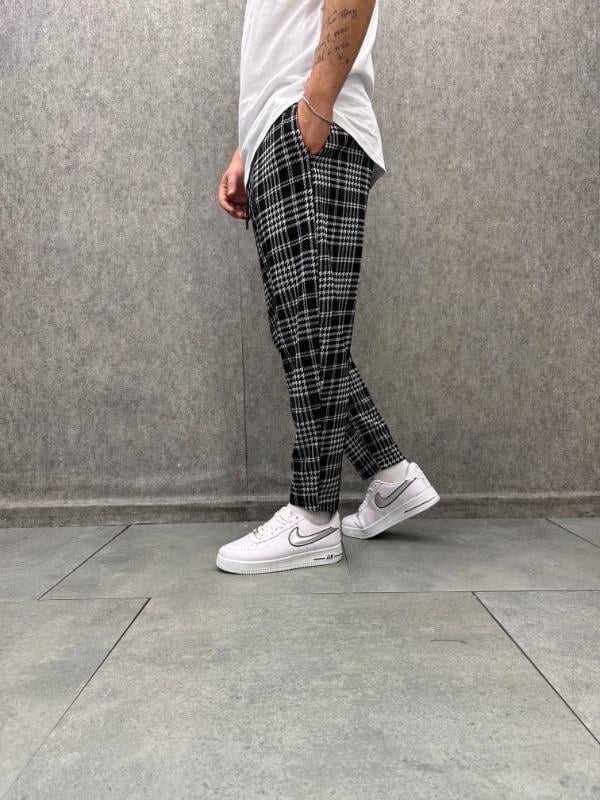 Beli Lastikli Bohem Baggy Desenli Pantolon