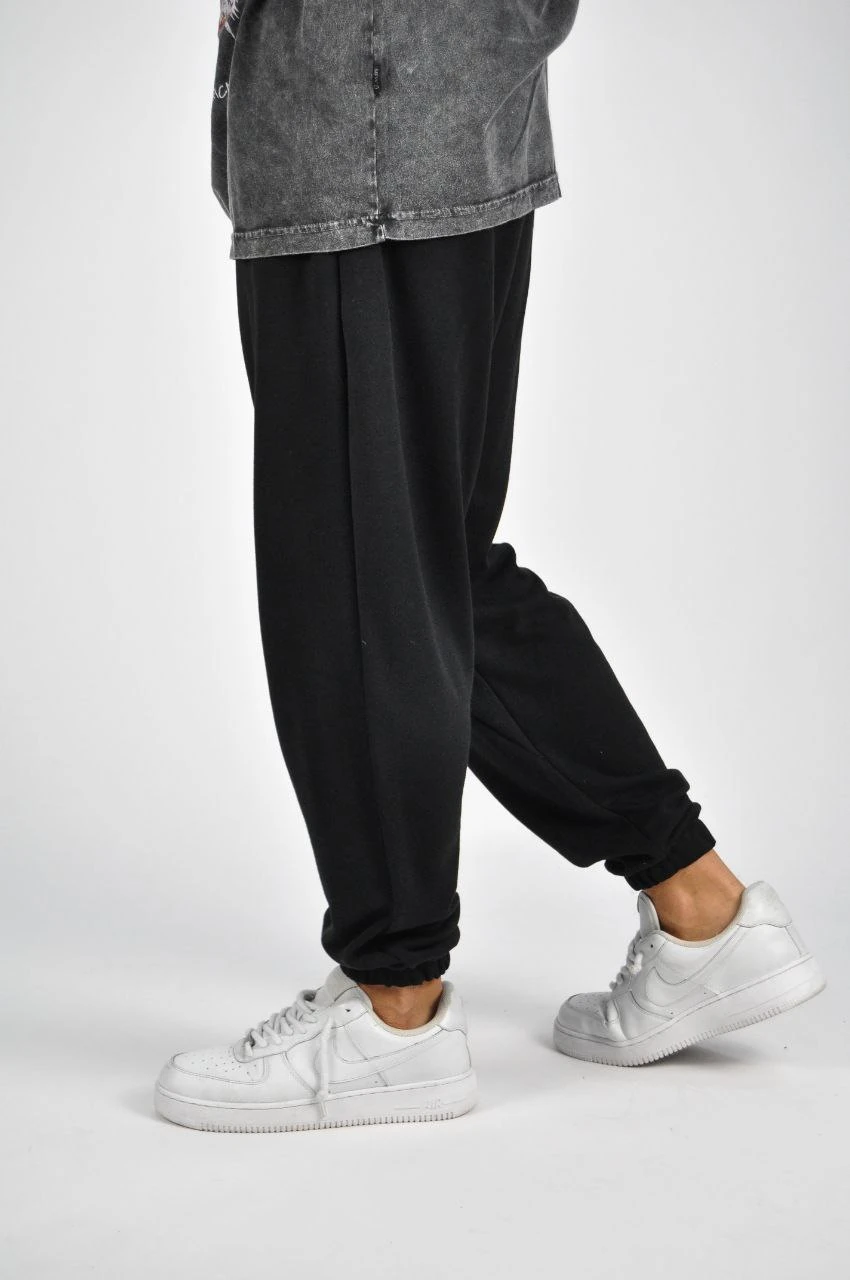 Beli Lastikli Siyah Jogger