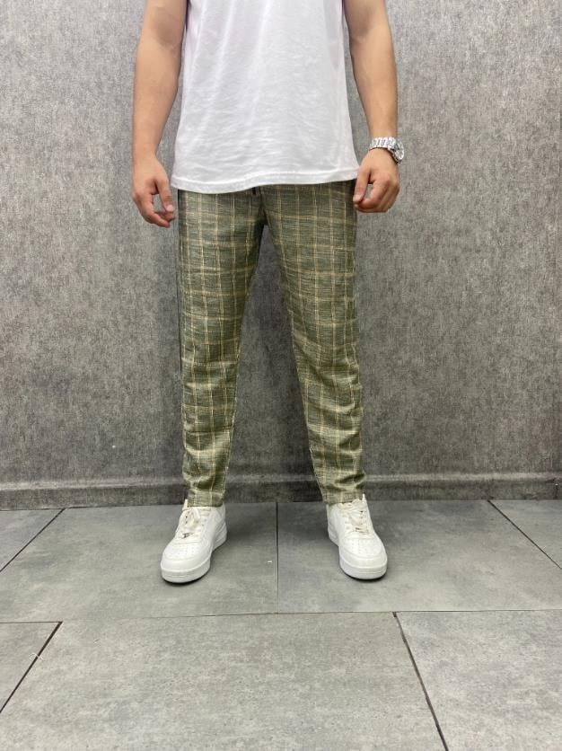 Beli Lastikli  Bohem Desenli Pantolon