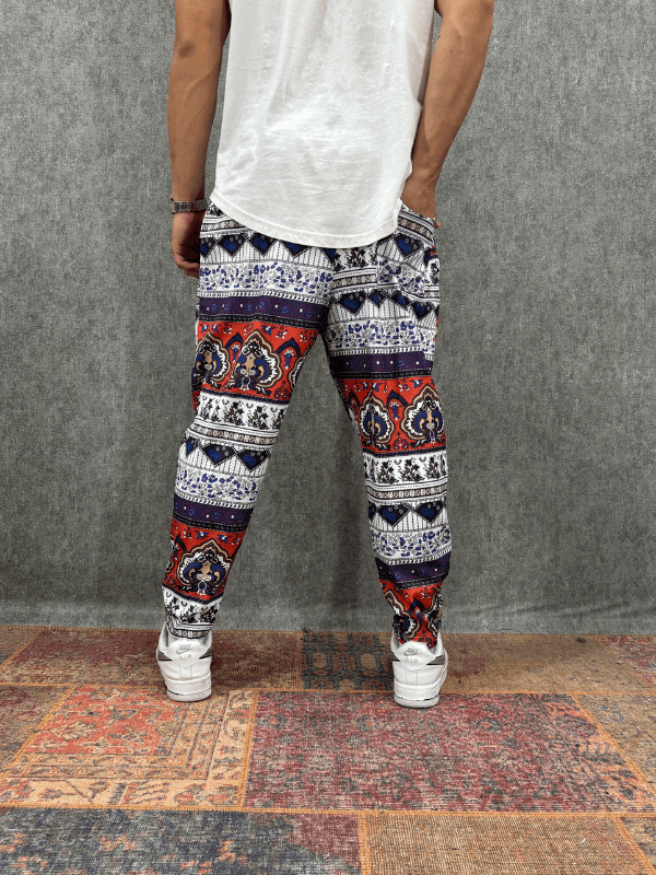 Beli Lastikli Bohem Baggy Pantolon