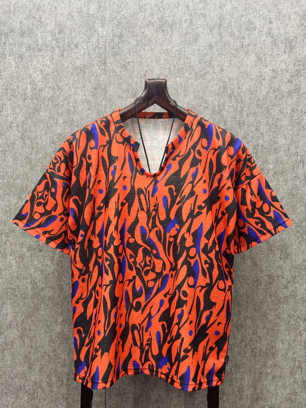 Oversize Bohem Desenli T-Shirt