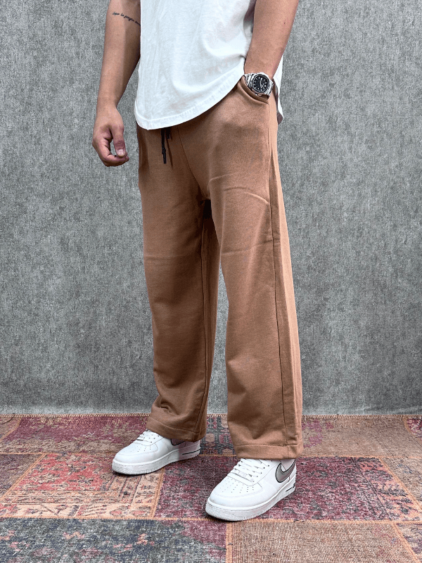Beli Lastikli Boru Paça  Baggy Pantolon