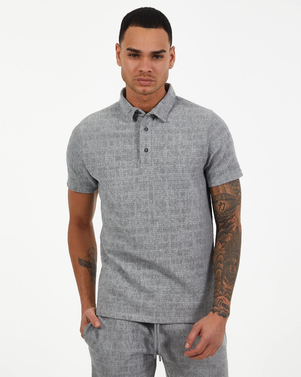 Regular Desenli Polo Yaka 