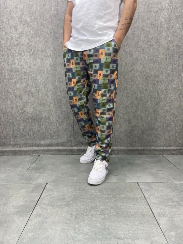 Beli Lastikli Desenli  Bohem Pantolon