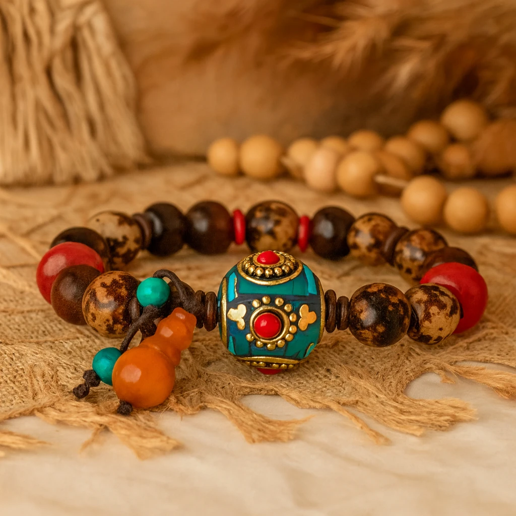 Doğal Taş Tibet Bileklik