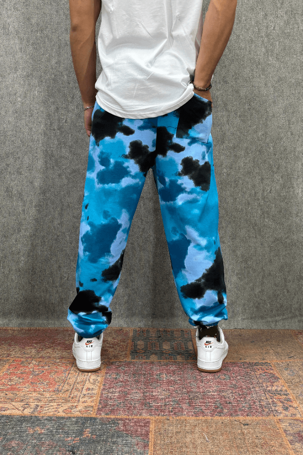 Beli Lastikli Desenli Pamuk  Jogger