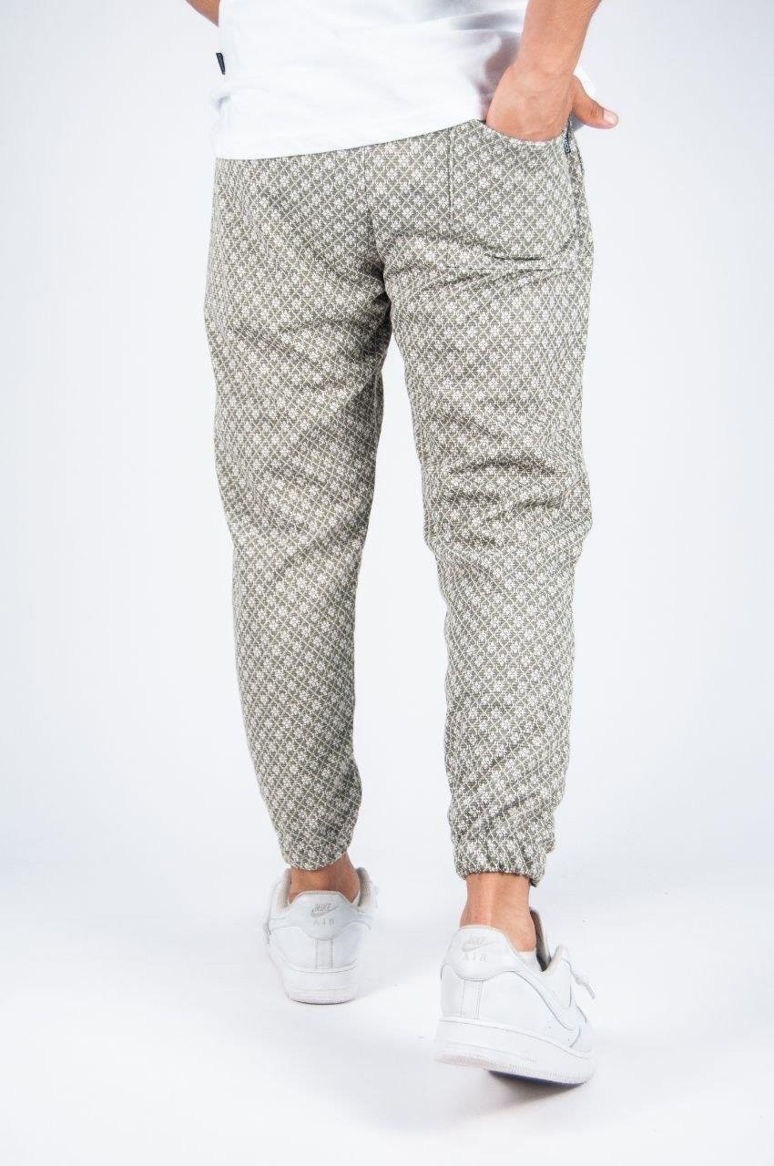 Bel ve Paça Lasitikli Bohem Desenli Jogger