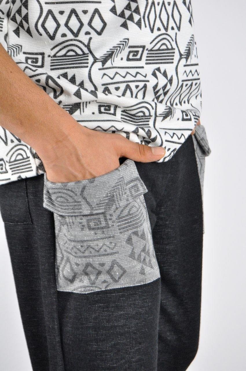 Beli Lastikli Bilek Paça Baggy Bohem Pantolon