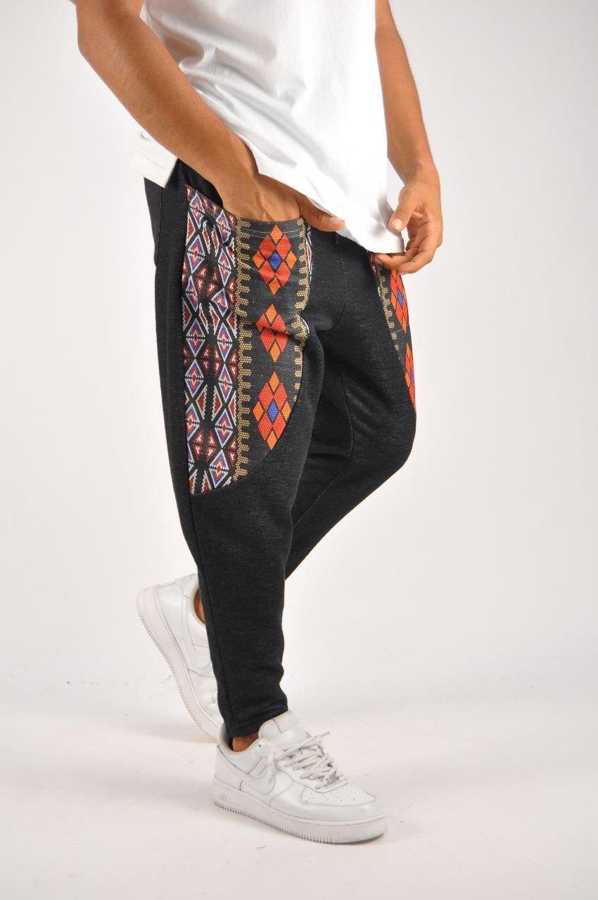 Beli Lastikli Bilek Paça Baggy Bohem Pantolon