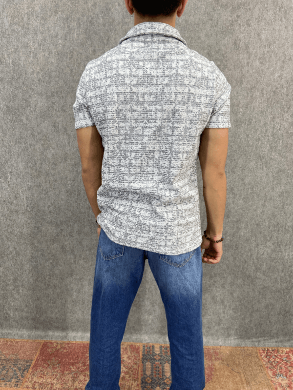 Regular Desenli Polo Tshirt