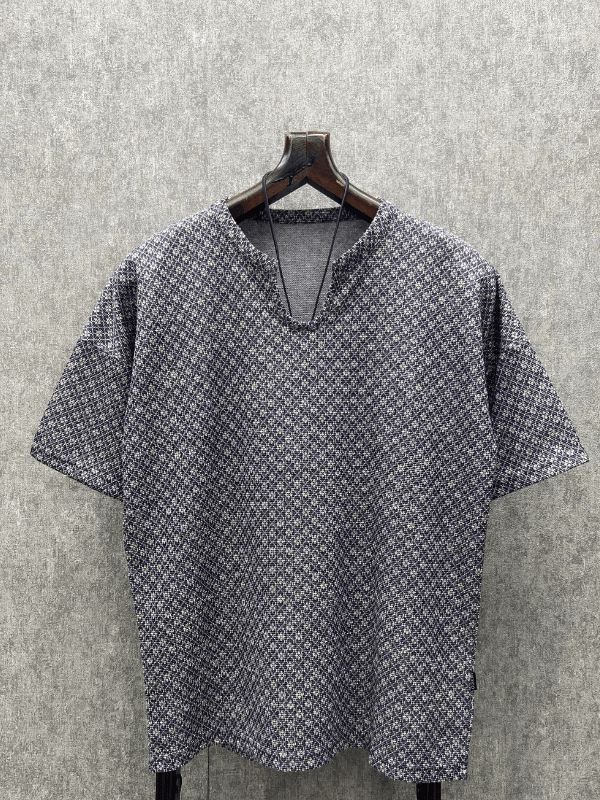 Oversize Bohem Desenli T-Shirt