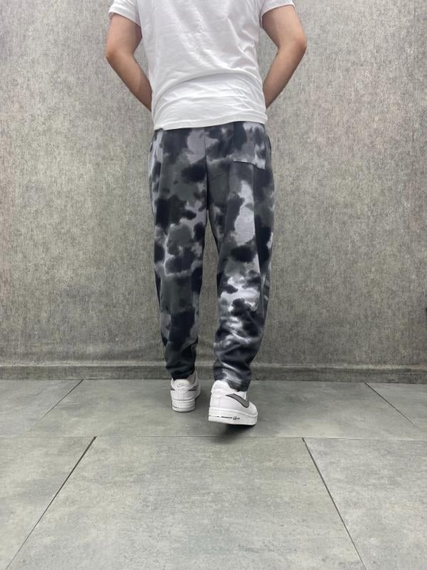 Beli Lastikli Desenli Baggy Pantolon