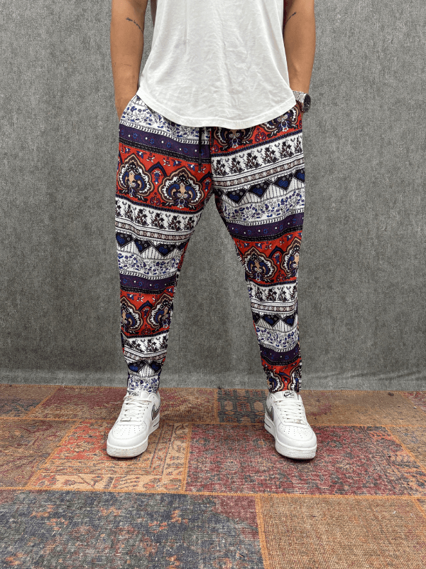 Beli Lastikli Bohem Baggy Pantolon