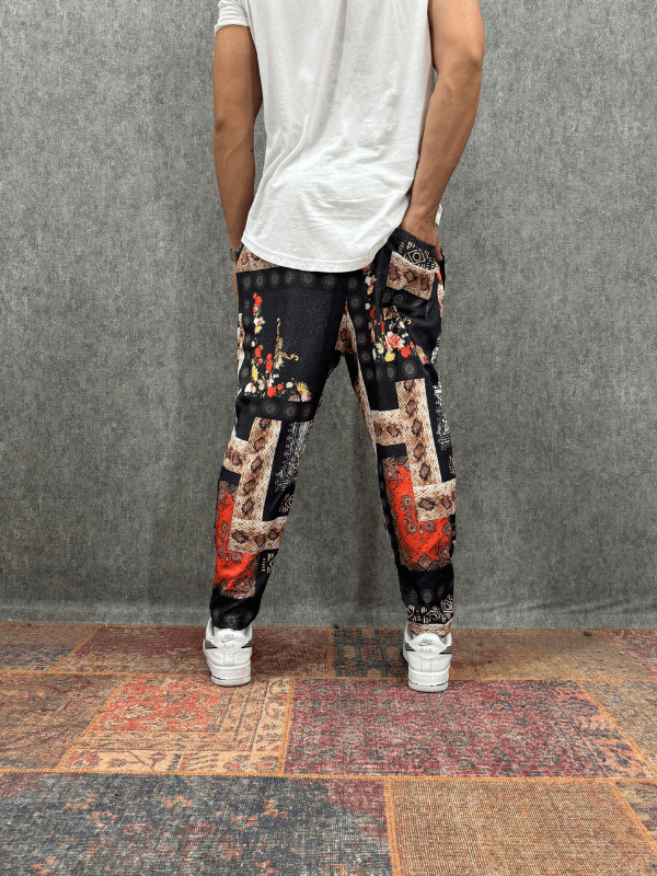 Beli Lastikli Bohem Baggy Pantolon