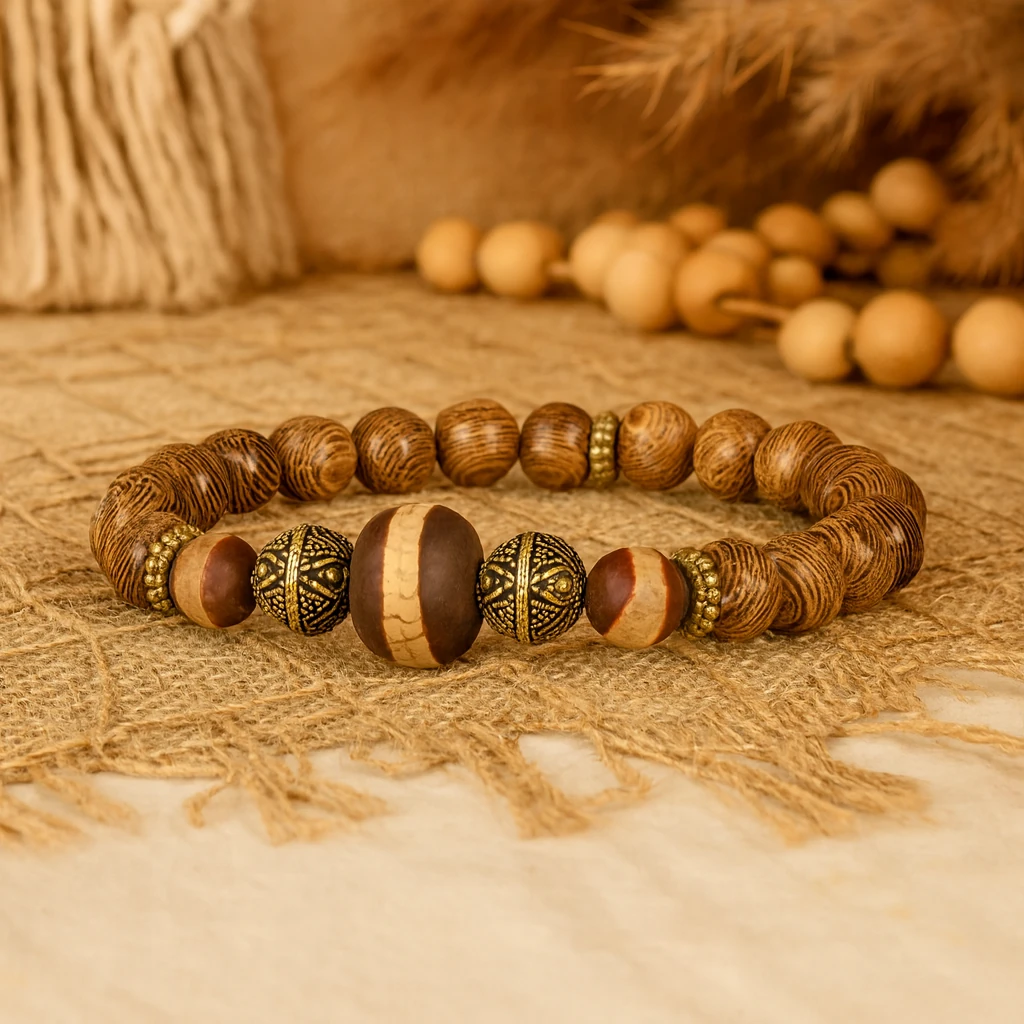 Etnik Doğal Taş Bileklik