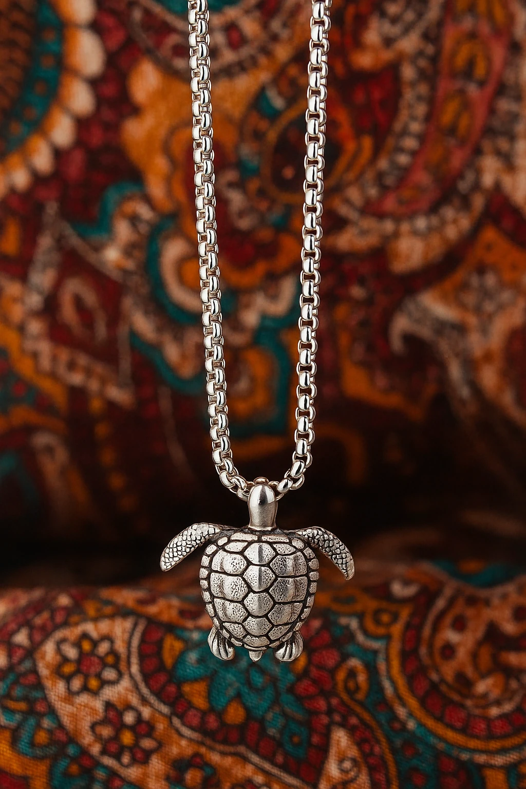 Çelik Kolye Kaplumbağa