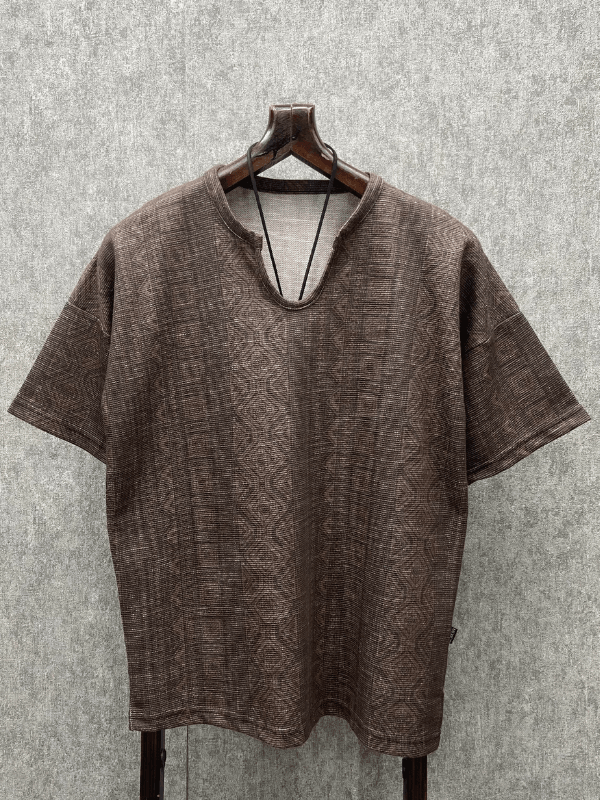 Oversize Bohem Desenli T-Shirt