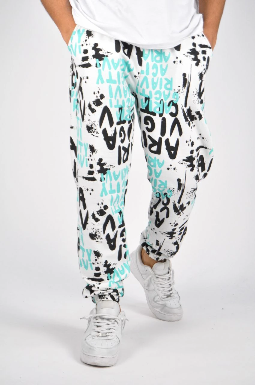 Beli Lastikli Üç İplik Desenli  Jogger