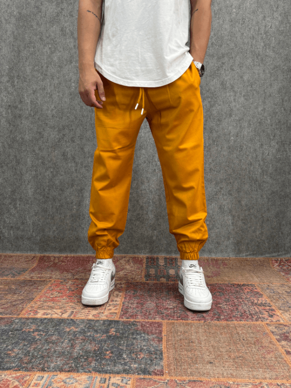 Beli Lastikli Hardal Jogger 