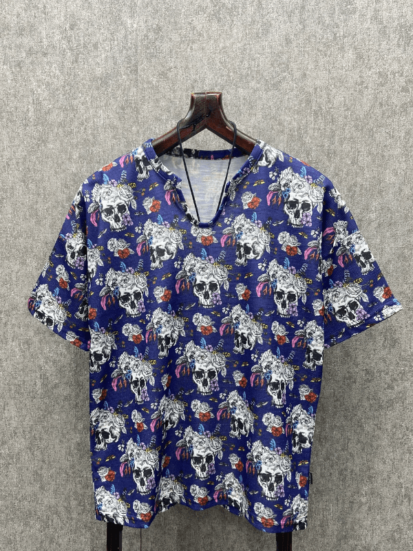 Oversize Bohem Desenli T-Shirt
