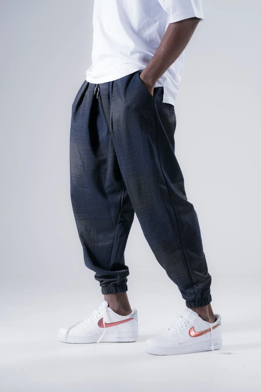  Beli Lastikli Desenli  Şalvar