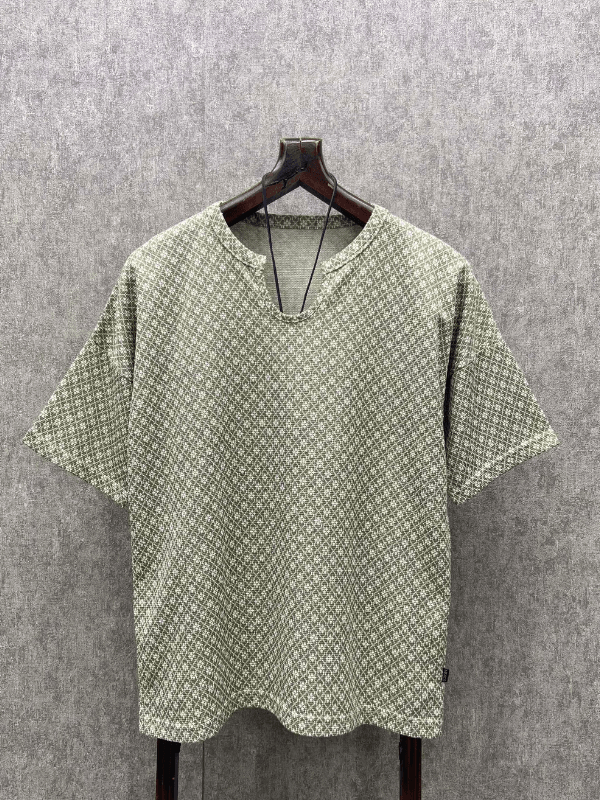 Oversize Bohem Desenli T-Shirt