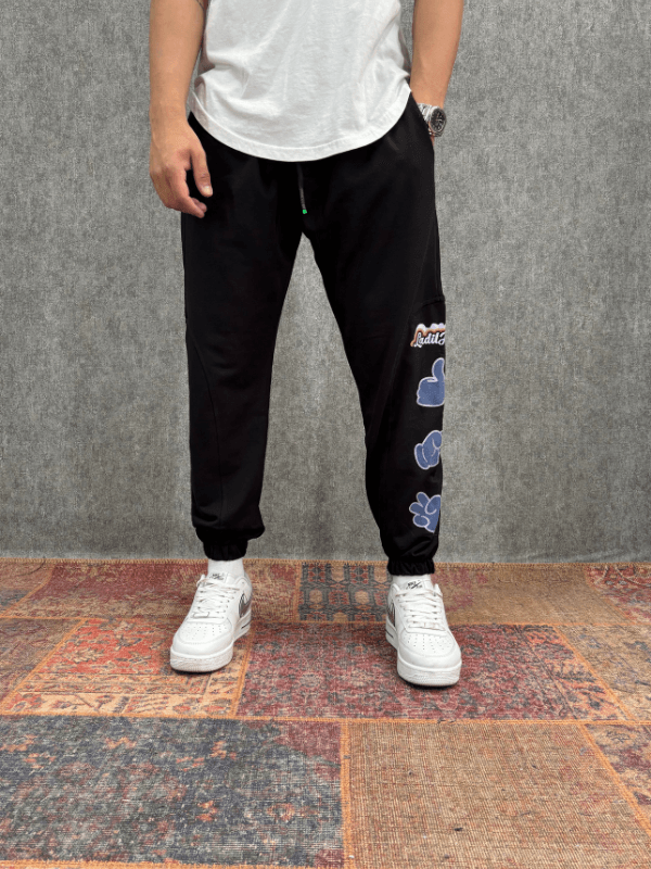 Beli Lastikli Siyah Jogger
