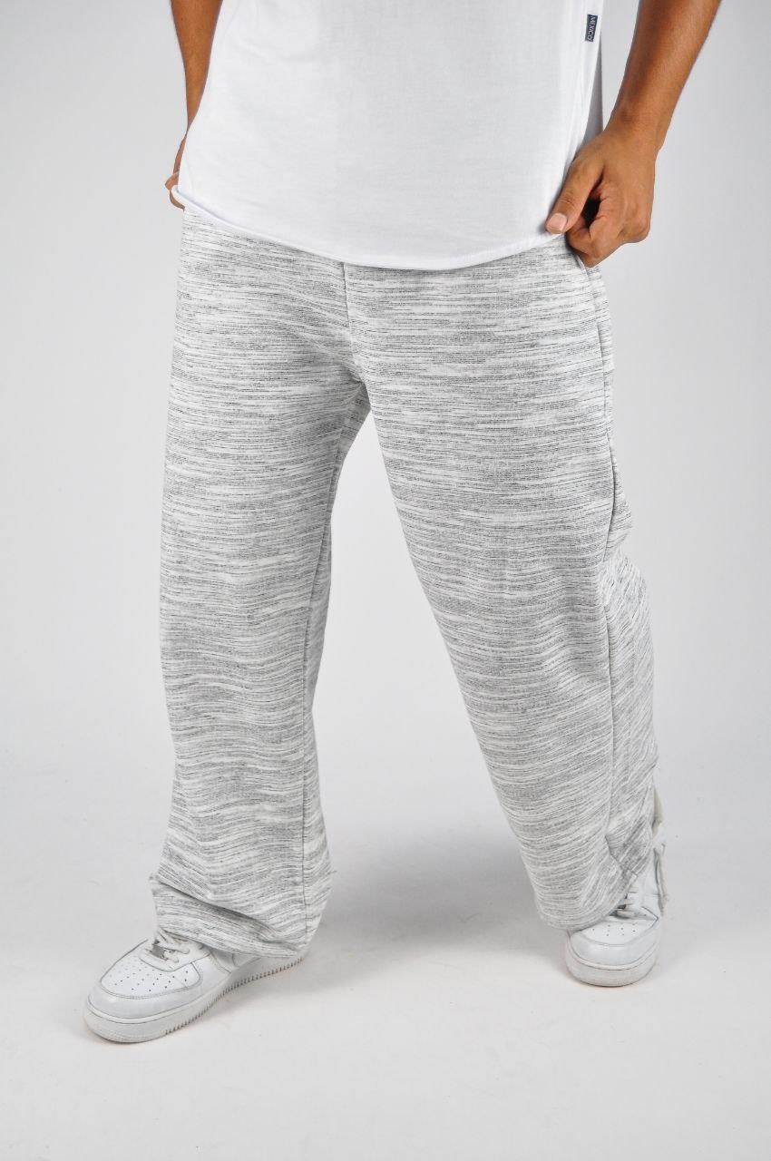 Beli Lastikli Paça Stoperli Flamlı Pamuklu Baggy Pantolon