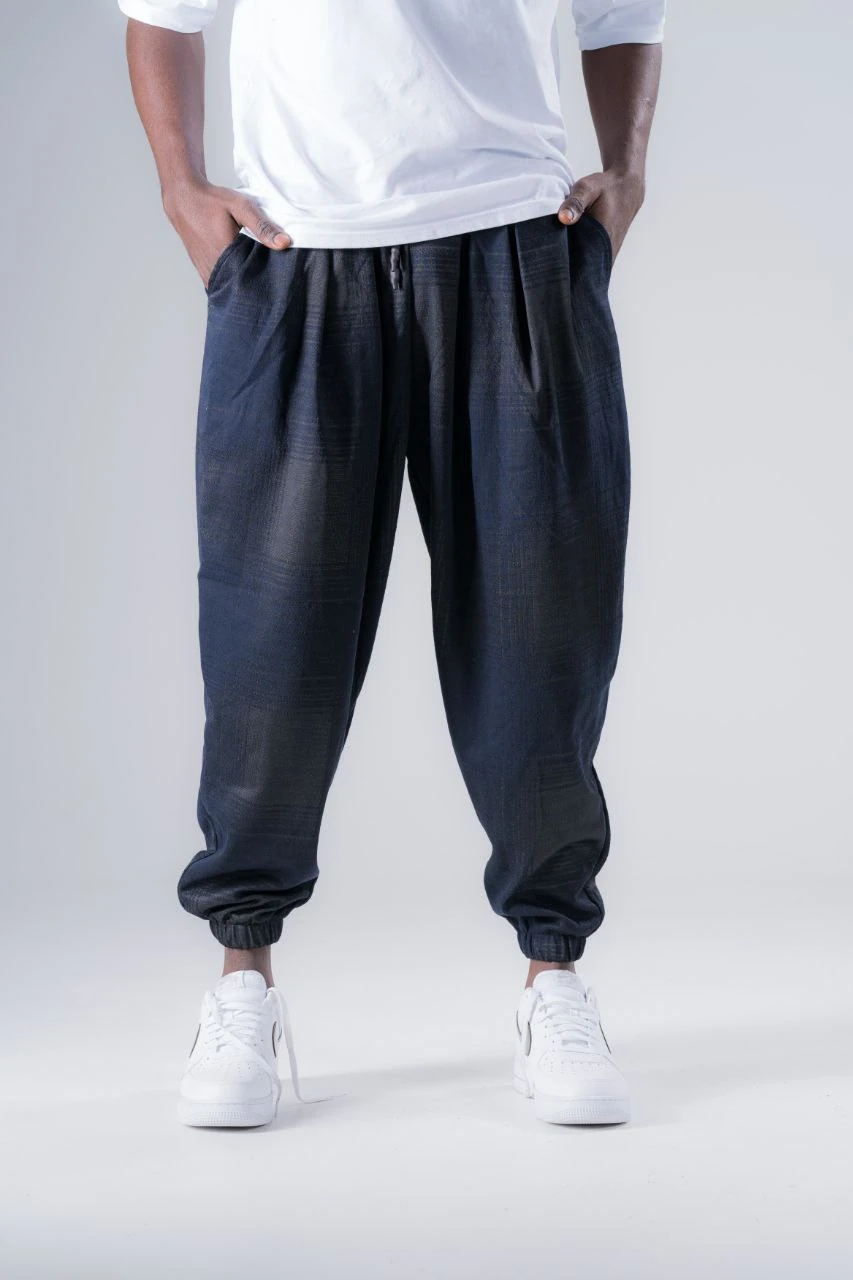  Beli Lastikli Desenli  Şalvar