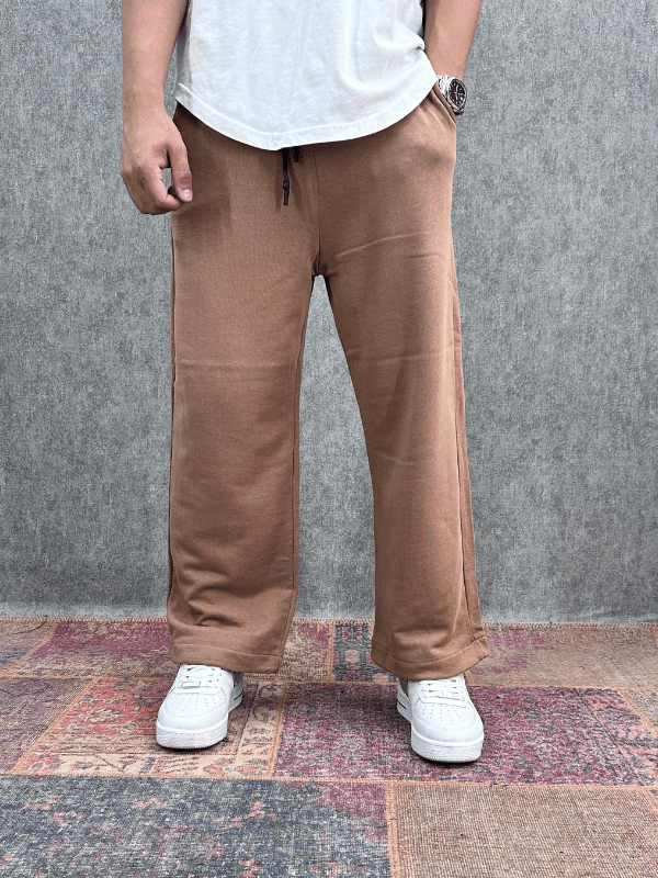 Beli Lastikli Boru Paça  Baggy Pantolon
