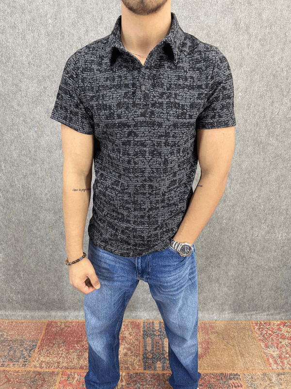 Regular Desenli Polo Tshirt