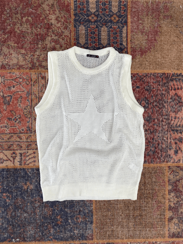 Oversize Triko Beyaz Atlet