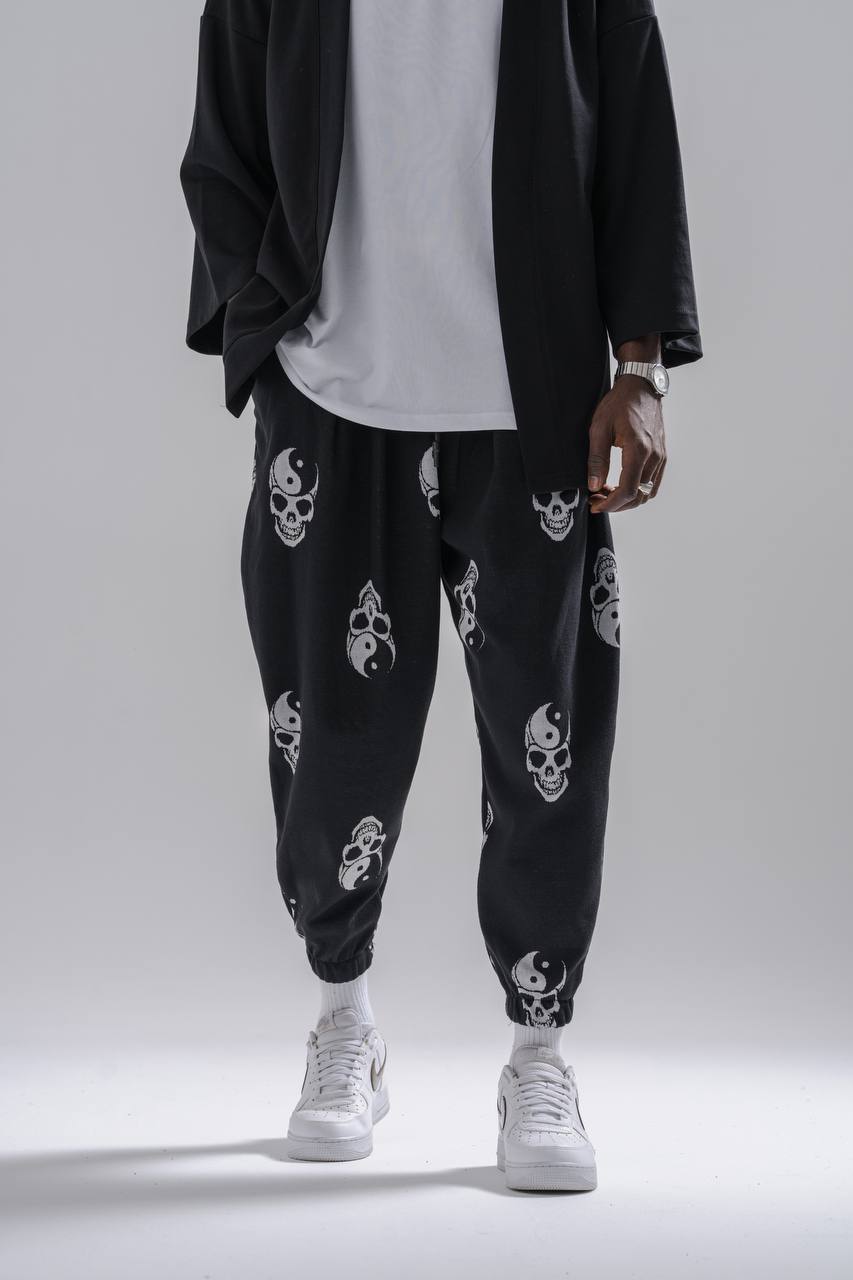  Beli Lastikli Desenli  Şalvar