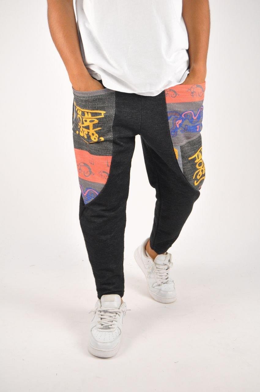 Beli Lastikli Bilek Paça Baggy Bohem Pantolon