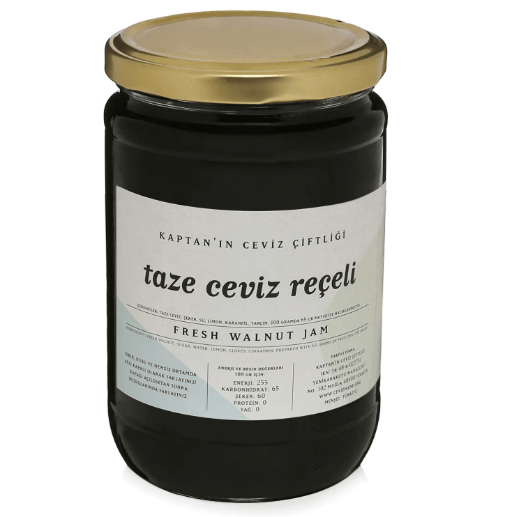 Yerli Taze Ceviz Reçeli 400g | Ceviz Macunu | Ceviz Tatlısı