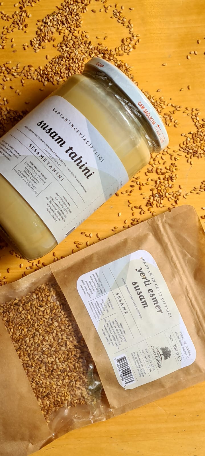 Çifte Kavrulmuş Gökova Altın Susam Tahini 600 g