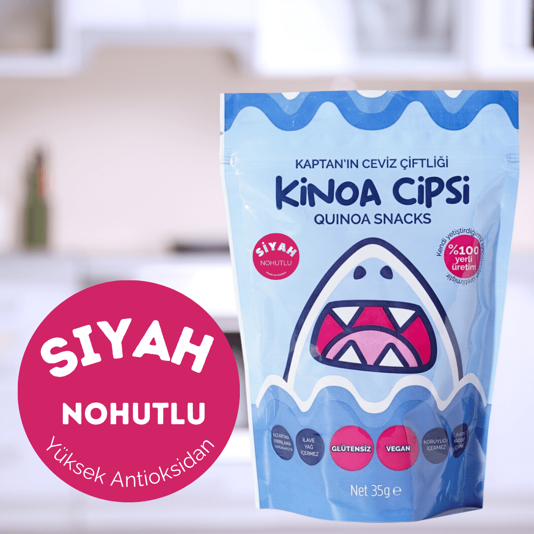 Siyah Nohutlu Yüksek Antioksidan Kinoa Cipsi (35 G) - 1 Adet