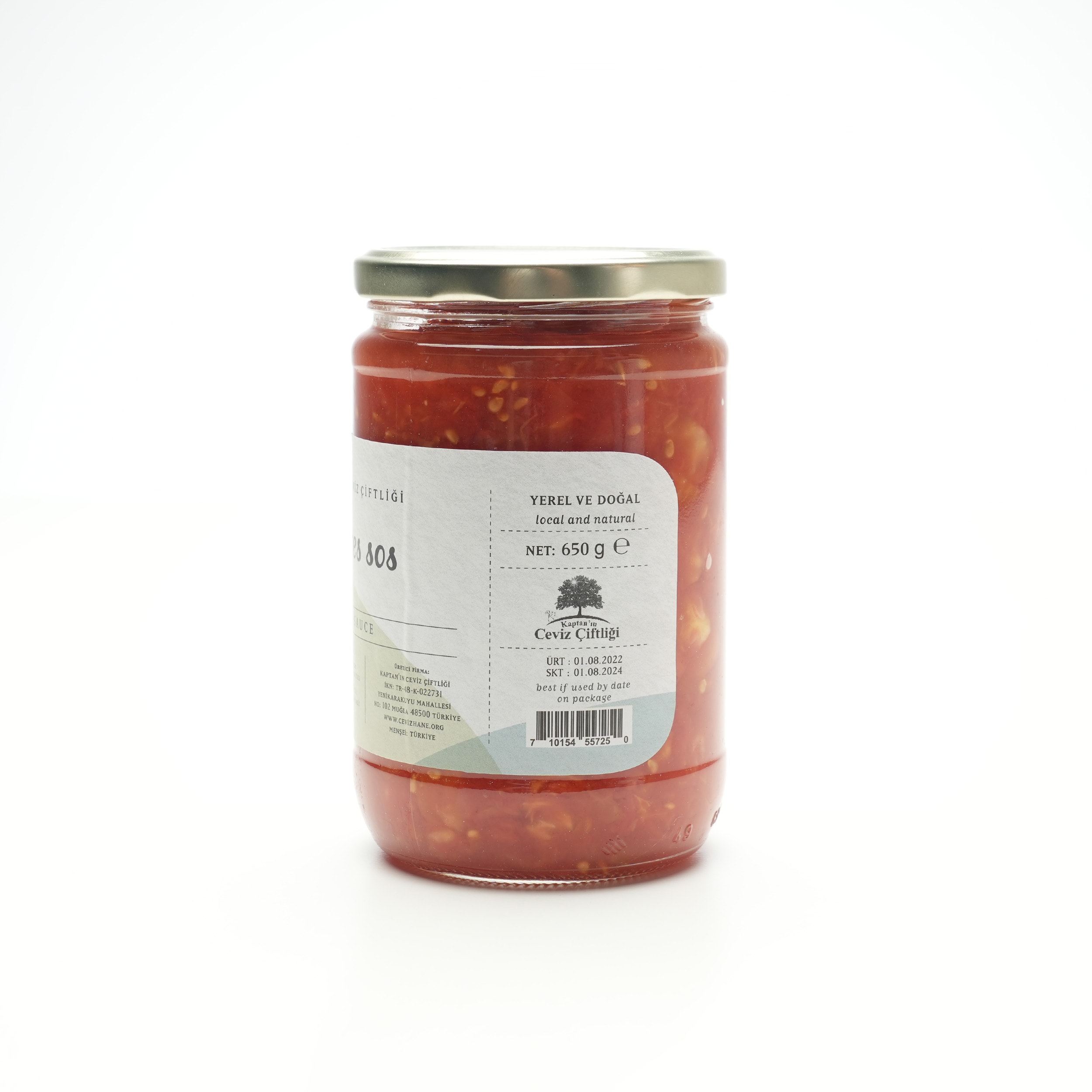 Yerli Tarla Domatesi Konserve (650 G)