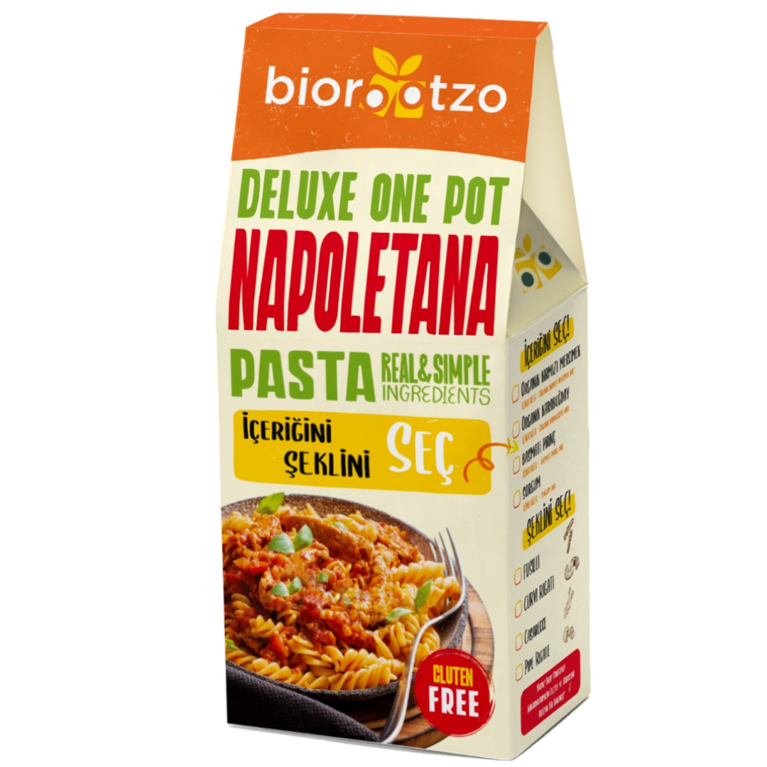 Deluxe One Pot Napoletana Pasta Domatesli 165 g - 2 Porsiyon