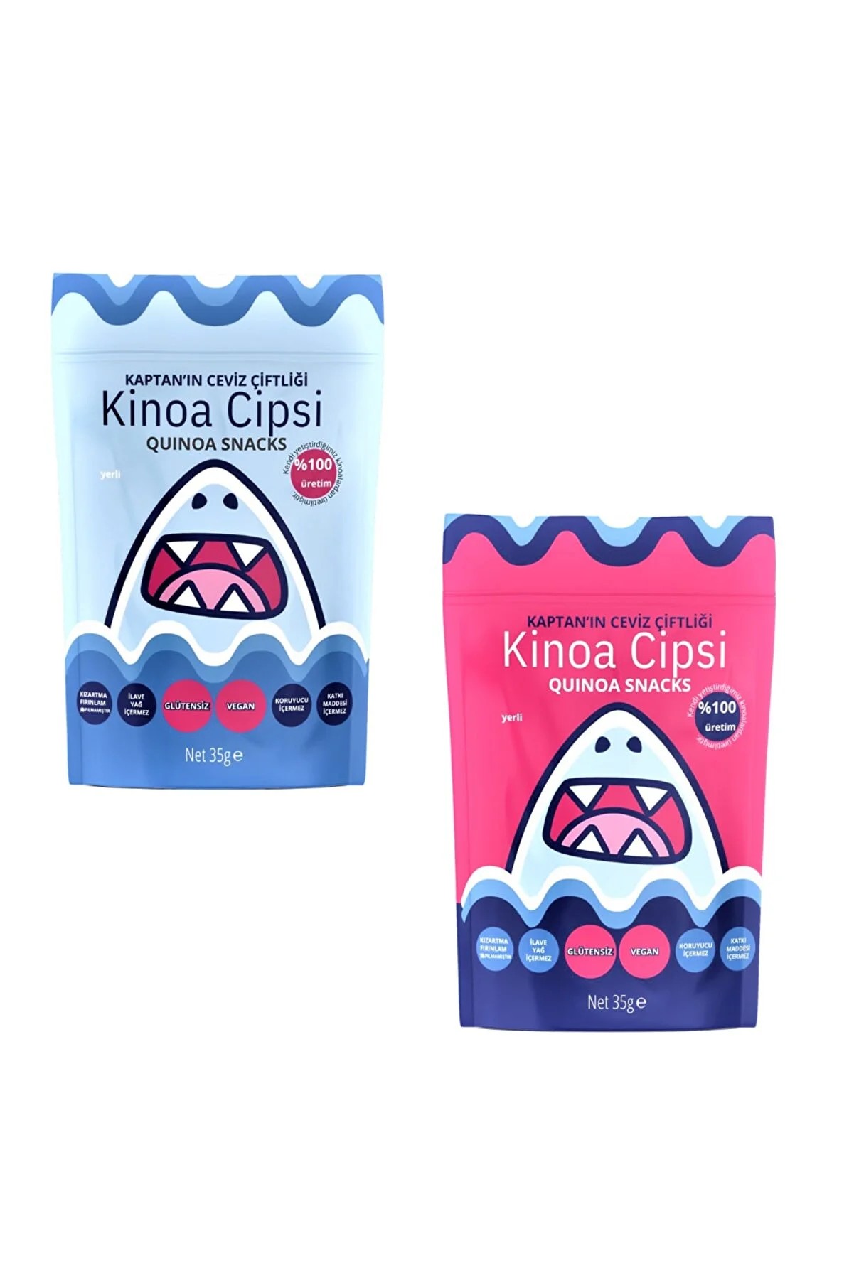 Siyah Nohutlu Yüksek Antioksidan Kinoa Cipsi (35 G) - 2 Adet