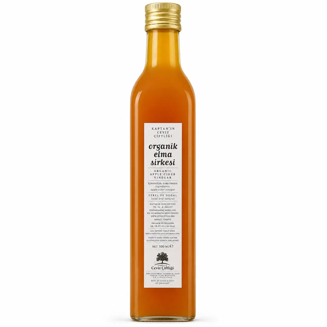 Doğal Fermente Elma Sirkesi (500 ML)