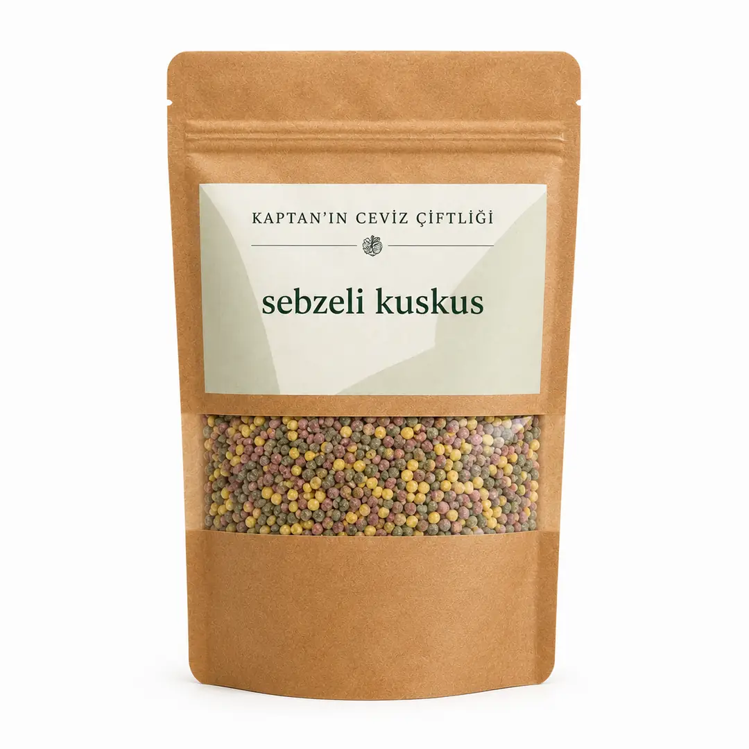 Sebzeli Kuskus Renkli ve Besleyici Lezzet 200 g