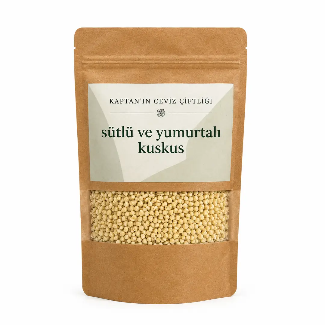 Sütlü ve Yumurtalı Kuskus Geleneksel ve Besleyici Lezzet 200g