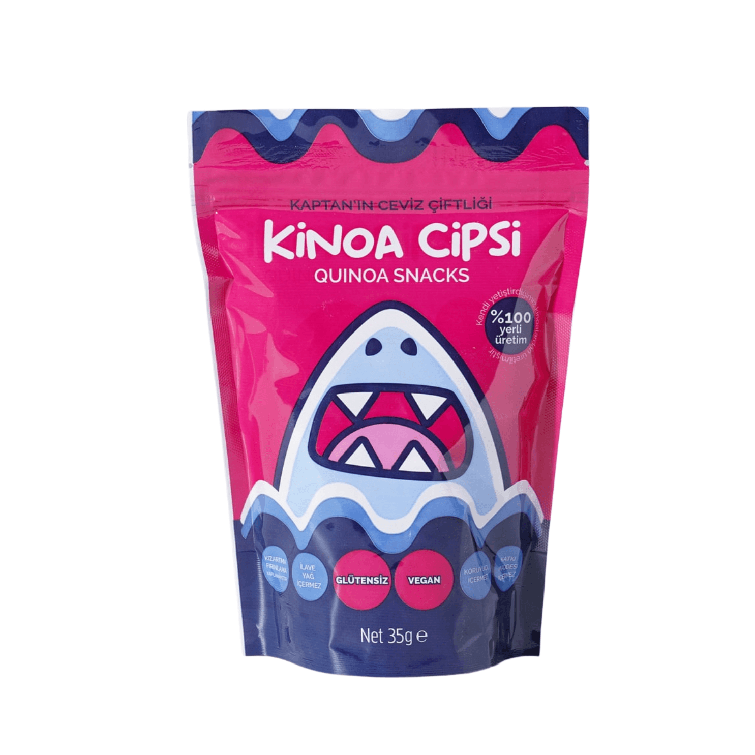 Extra Çıtır Glütensiz Vegan Kinoa Cipsi | Sağlıklı Atıştırmalık 35 g