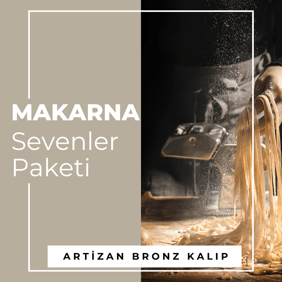 Artizan Bronz Kalıp Glütensiz Makarna Sevenler Paketi